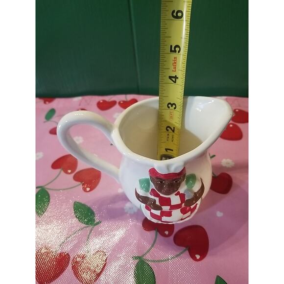 Casa Vero by ACK Hand Painted Black Memorabilia Rare Ceramic Creamer - Picture 6 of 6